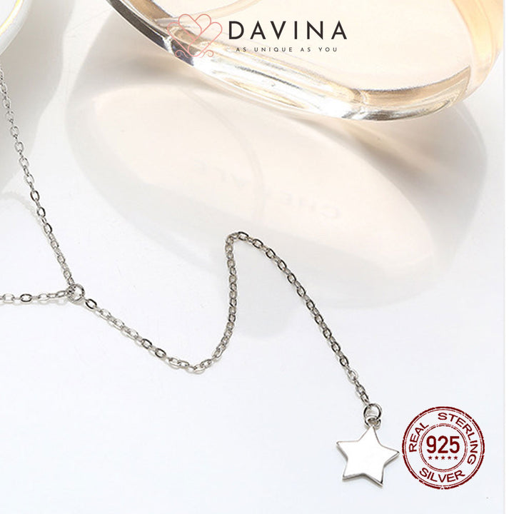 DAVINA Ladies Selina Necklace Sterling Silver 925