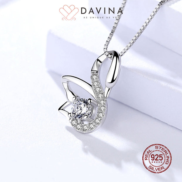 DAVINA Ladies Yara Necklace Silver Color S925