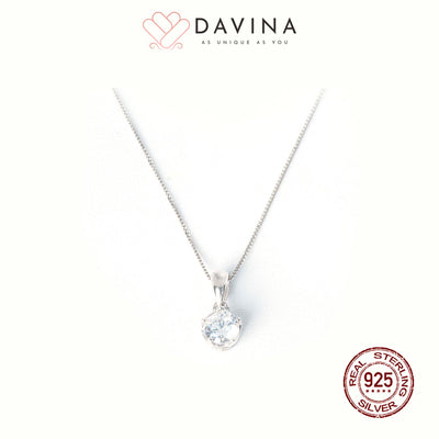 DAVINA Ladies Divya Necklace Silver Color S925