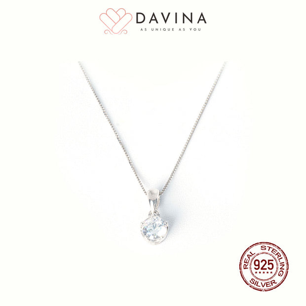 DAVINA Ladies Divya Necklace Sterling Silver 925