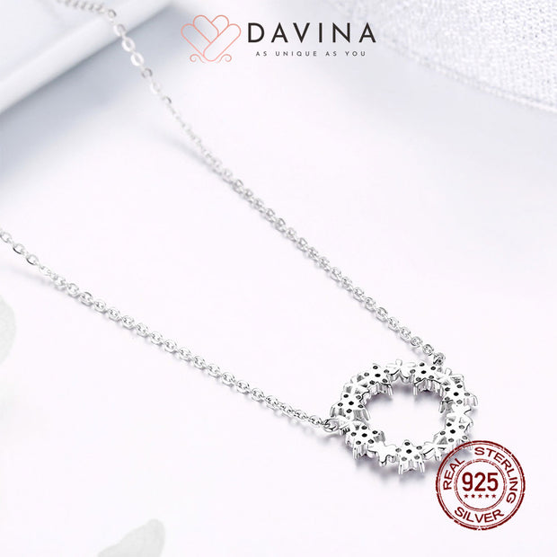 DAVINA Ladies Bianca Necklace Sterling Silver 925