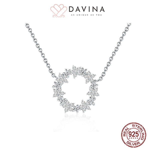 DAVINA Ladies Bianca Necklace Sterling Silver 925