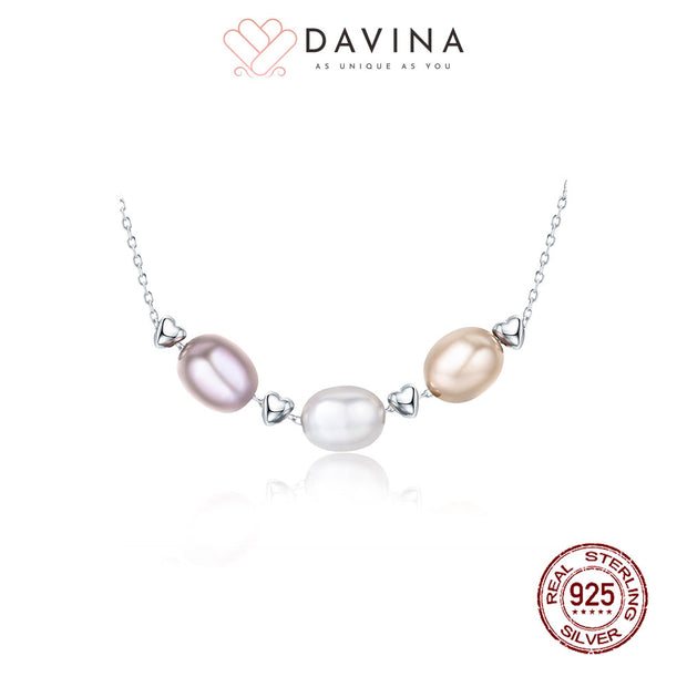 DAVINA Ladies Quinn Necklace Sterling Silver 925