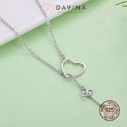 DAVINA Ladies Leila Necklace Sterling Silver 925