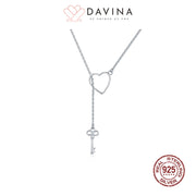DAVINA Ladies Leila Necklace Sterling Silver 925