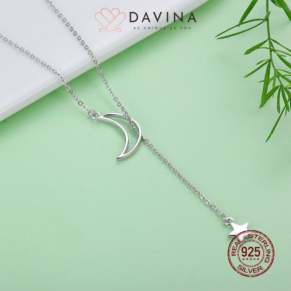 DAVINA Ladies Kylie Necklace Sterling Silver 925