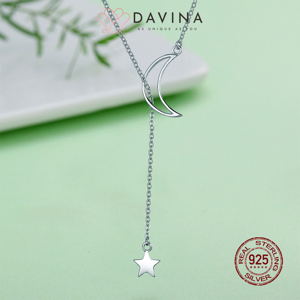 DAVINA Ladies Kylie Necklace Sterling Silver 925