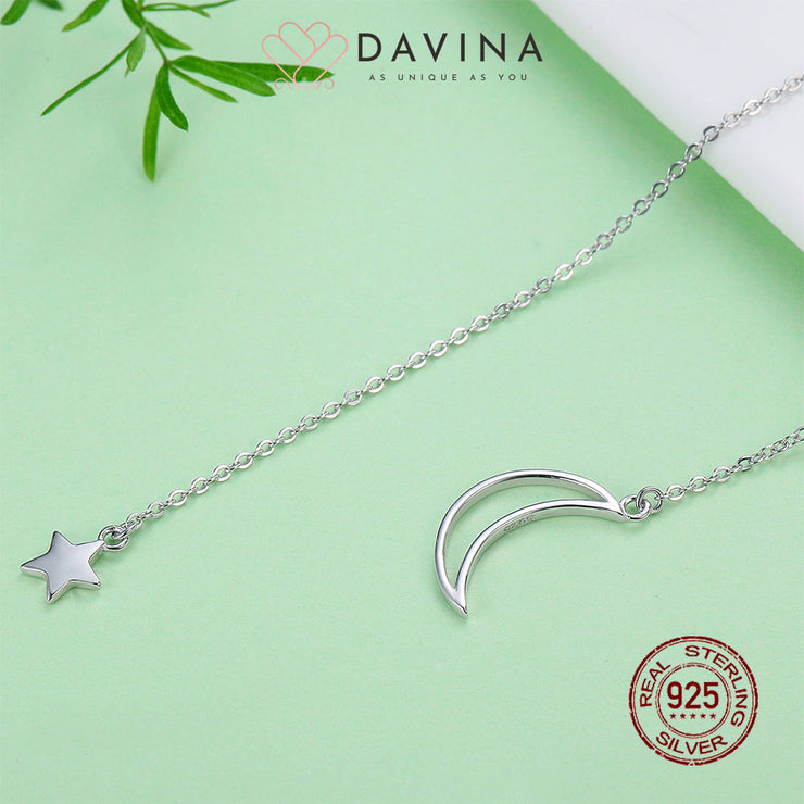 DAVINA Ladies Kylie Necklace Sterling Silver 925