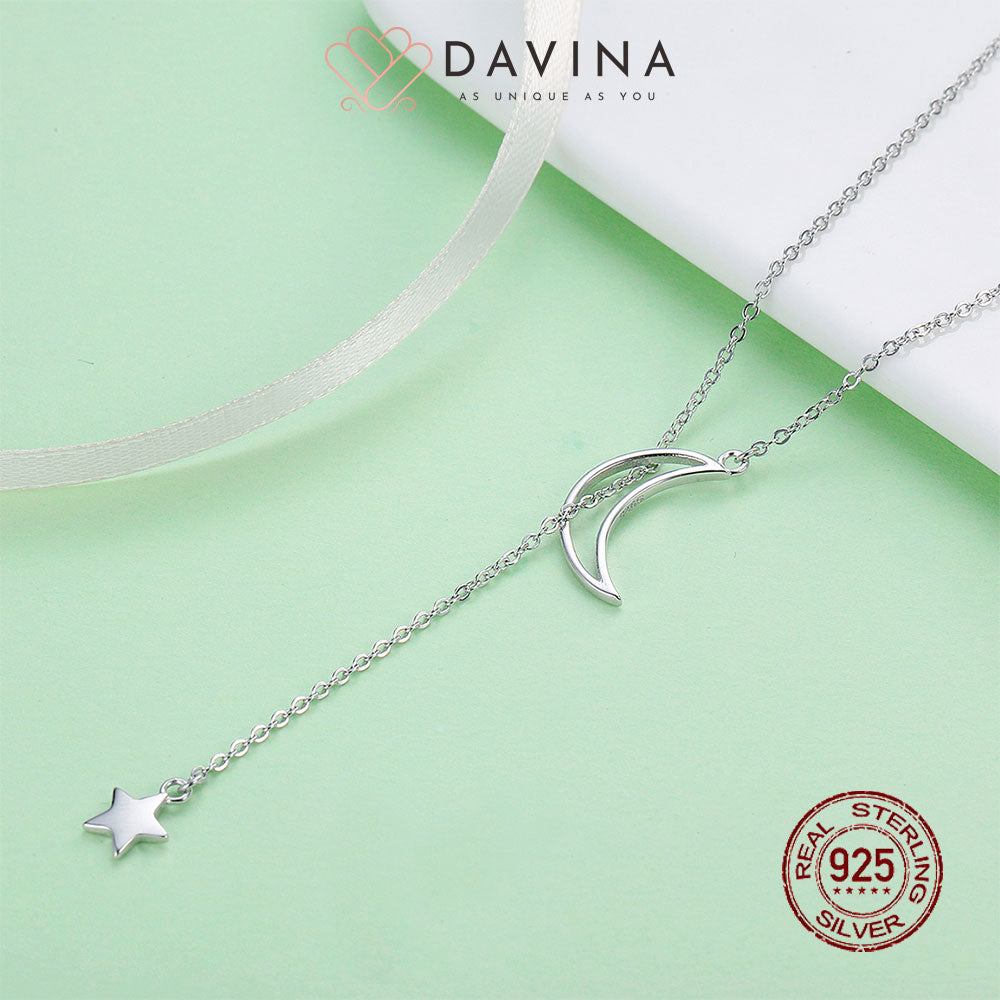 DAVINA Ladies Kylie Necklace Sterling Silver 925