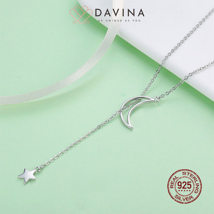 DAVINA Ladies Kylie Necklace Sterling Silver 925