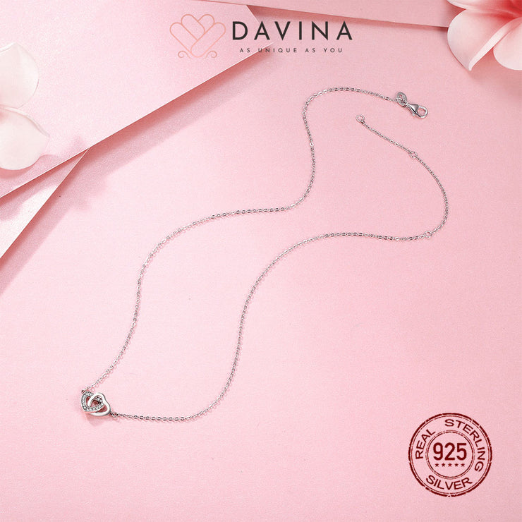 DAVINA Ladies Karen Necklace Sterling Silver 925