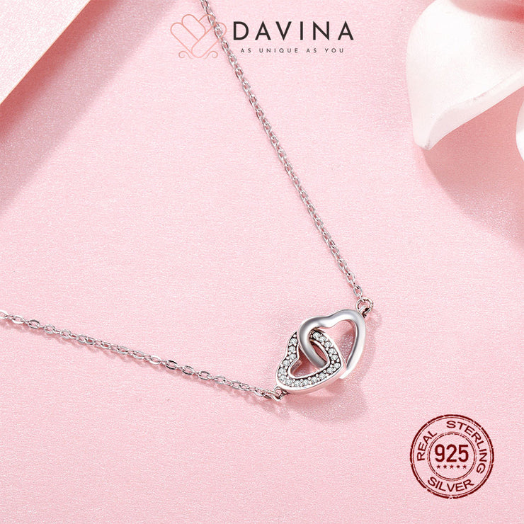 DAVINA Ladies Karen Necklace Sterling Silver 925