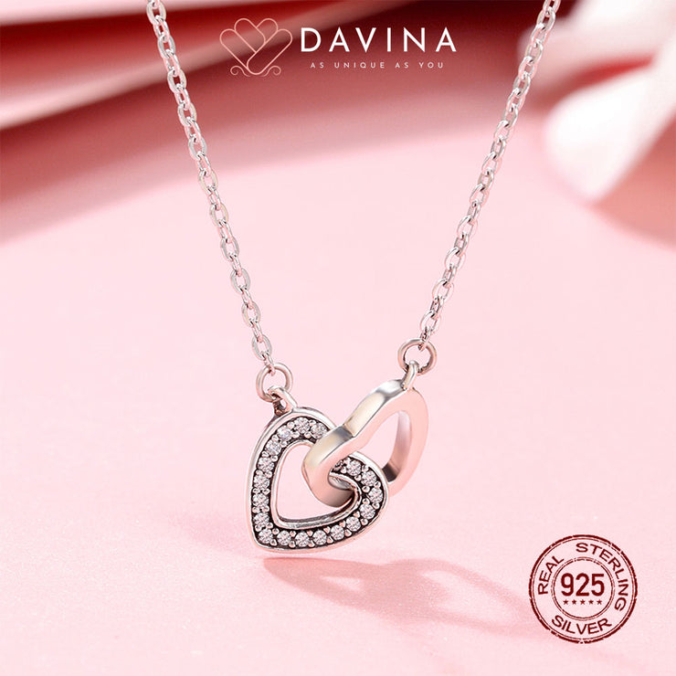 DAVINA Ladies Karen Necklace Sterling Silver 925