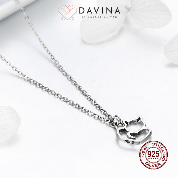 DAVINA Ladies Misty Necklace Sterling Silver 925