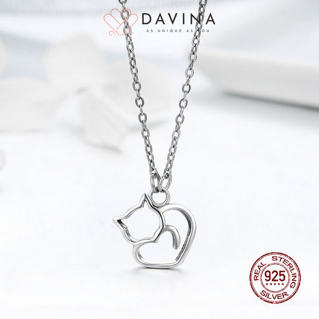 DAVINA Ladies Misty Necklace Sterling Silver 925