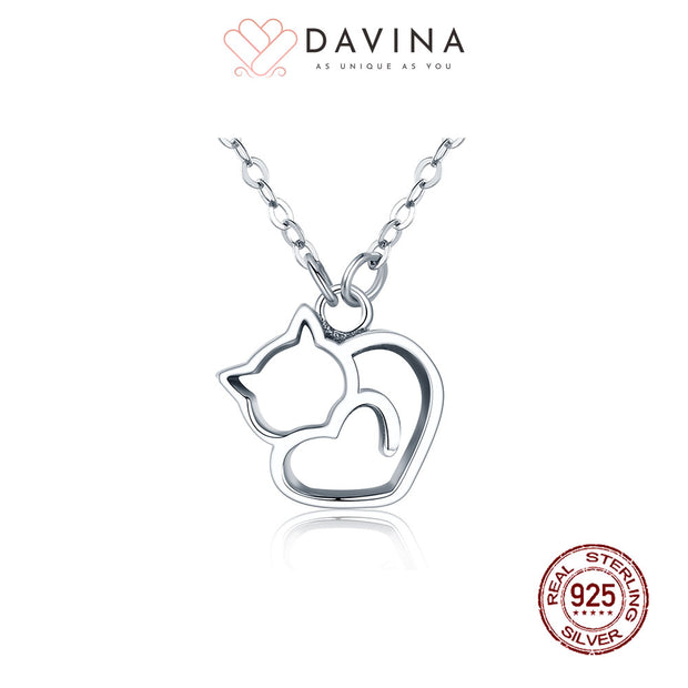 DAVINA Ladies Misty Necklace Sterling Silver 925