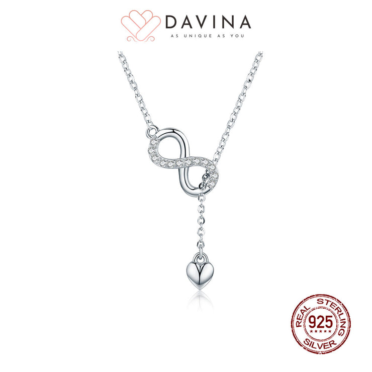 DAVINA Ladies Lucy Necklace Sterling Silver 925