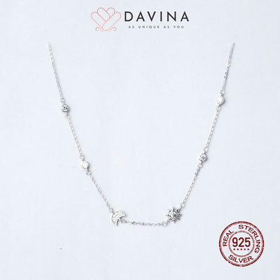 DAVINA Ladies Lynelle Necklace Silver Color S925