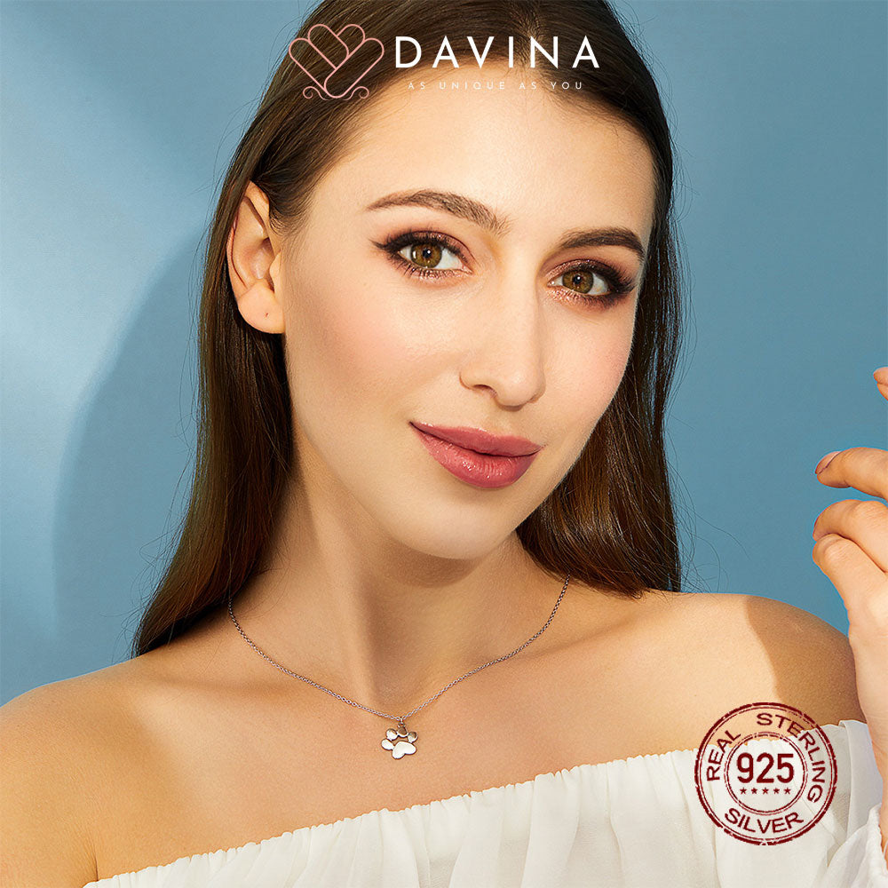 DAVINA Ladies Allison Necklace Sterling Silver 925