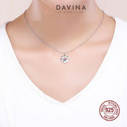 DAVINA Ladies Allison Necklace Sterling Silver 925