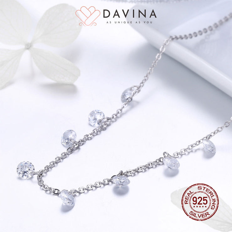 DAVINA Ladies Margareth Necklace Sterling Silver 925