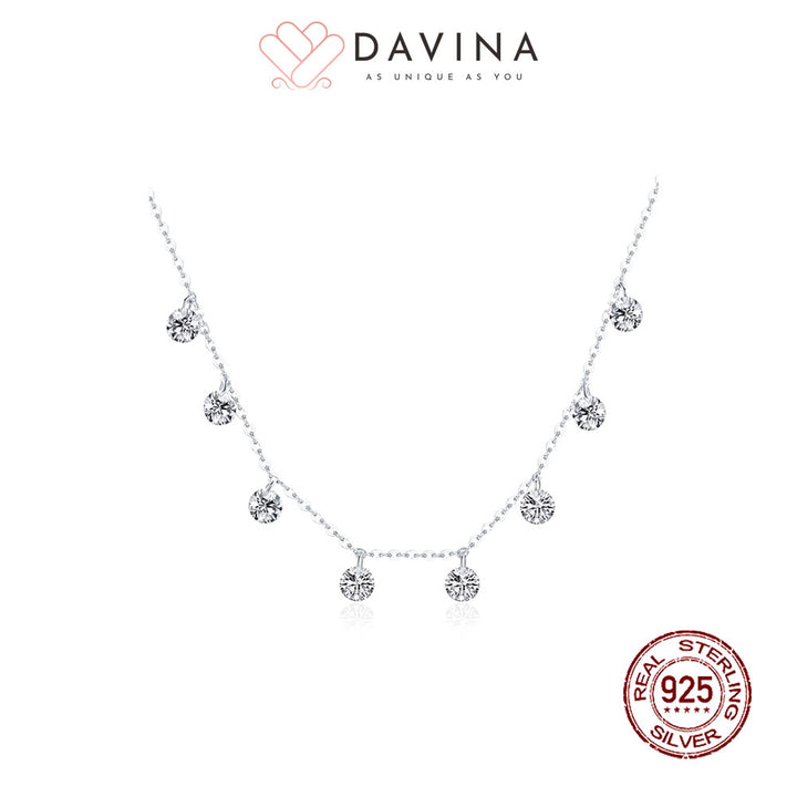 DAVINA Ladies Margareth Necklace Sterling Silver 925