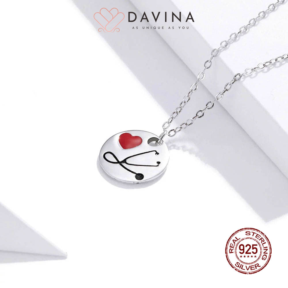 DAVINA Ladies Misha Necklace Sterling Silver 925