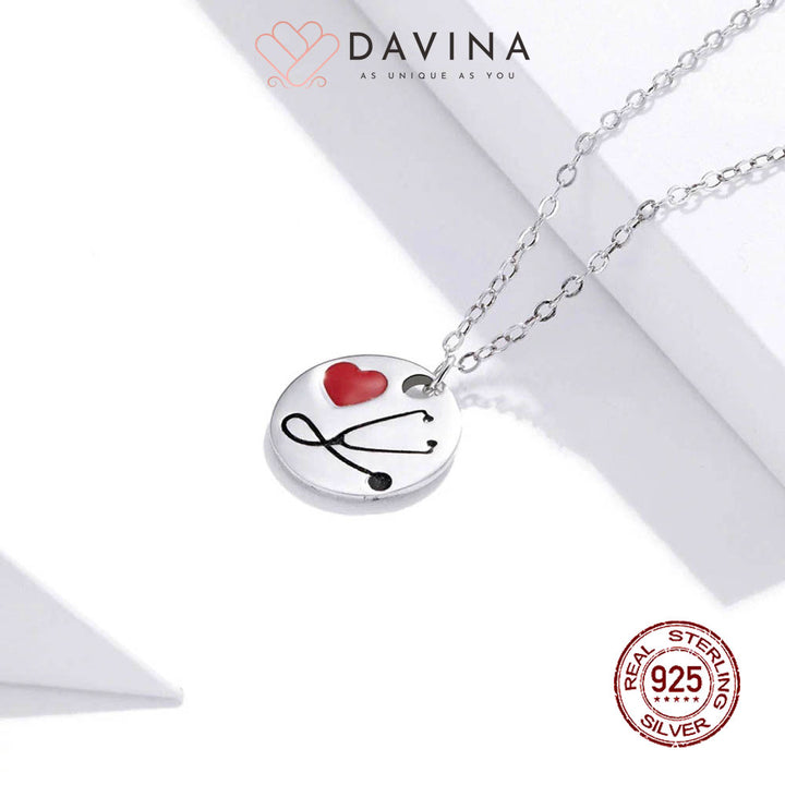 DAVINA Ladies Misha Necklace Sterling Silver 925