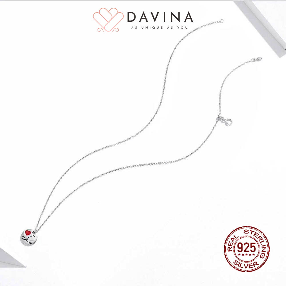 DAVINA Ladies Misha Necklace Sterling Silver 925