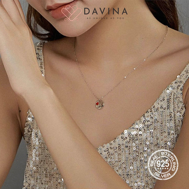 DAVINA Ladies Misha Necklace Silver Color S925