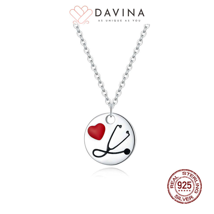 DAVINA Ladies Misha Necklace Sterling Silver 925