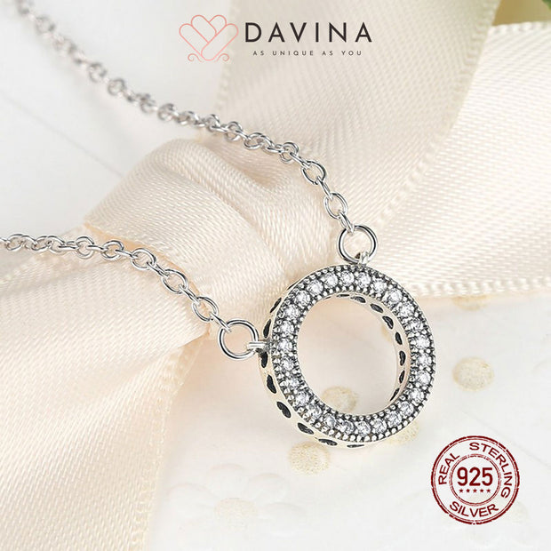 DAVINA Ladies Eliana Necklace Sterling Silver 925