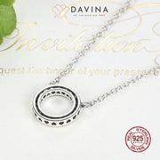 DAVINA Ladies Eliana Necklace Silver Color S925