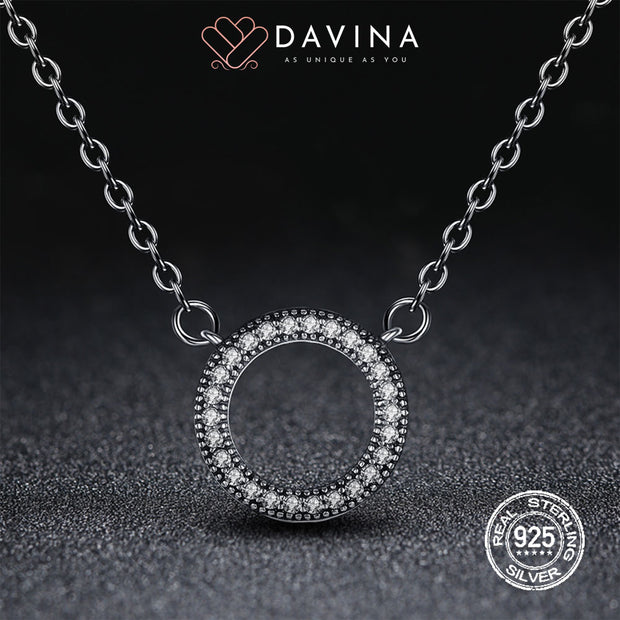 DAVINA Ladies Eliana Necklace Silver Color S925