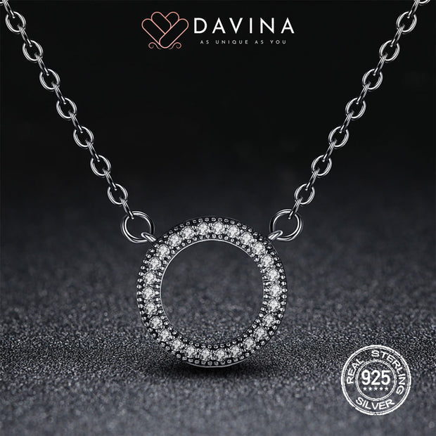 DAVINA Ladies Eliana Necklace Sterling Silver 925