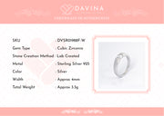 DAVINA Couple Gilang Felycia Rings Sterling Silver 925