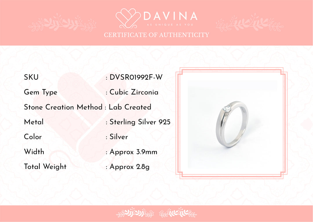 DAVINA Men Oscar Ring Sterling Silver 925