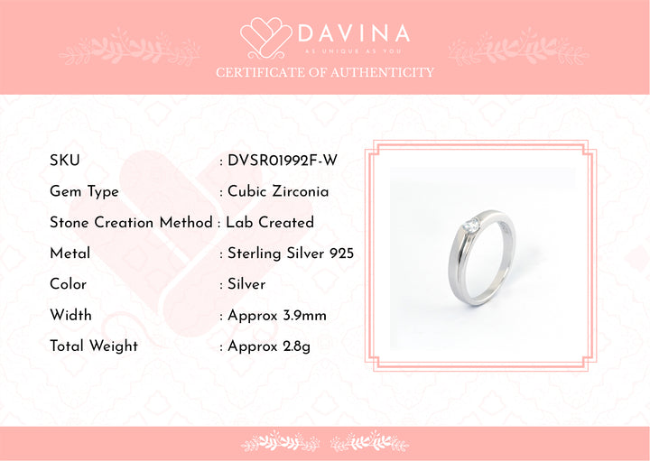 DAVINA Men Oscar Ring Sterling Silver 925