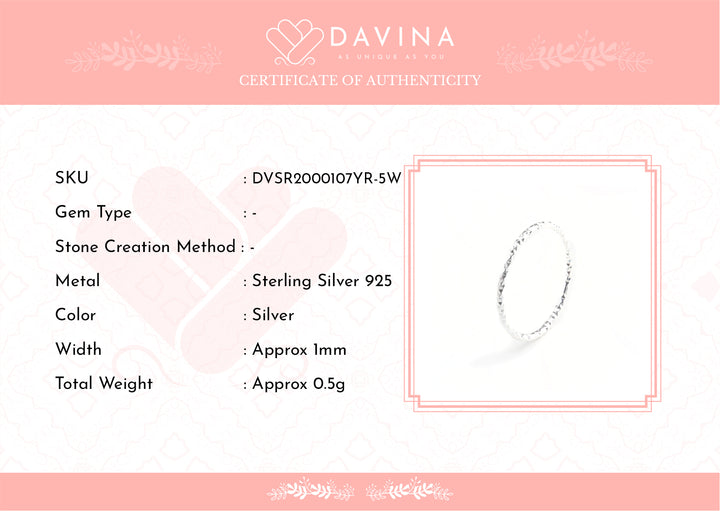 DAVINA Ladies Lennie Ring Sterling Silver 925