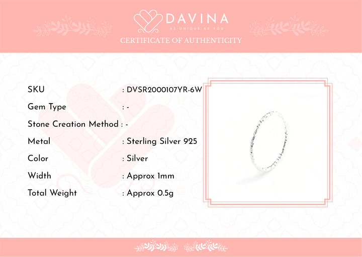 DAVINA Ladies Lennie Ring Sterling Silver 925