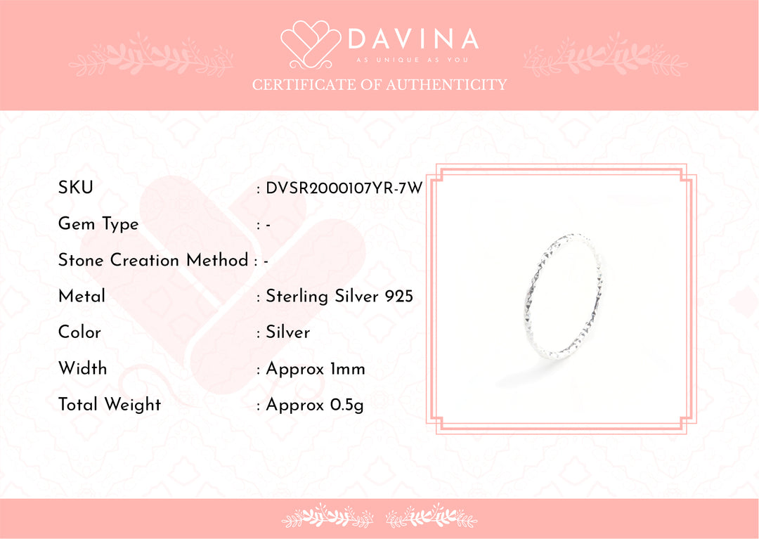 DAVINA Ladies Lennie Ring Sterling Silver 925