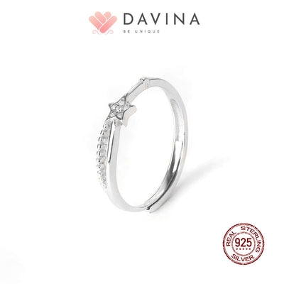 DAVINA Ladies Adhara Ring Silver Color S925