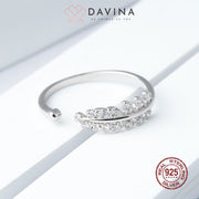 DAVINA Ladies Aurell Ring Sterling Silver 925