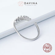 DAVINA Ladies Aurell Ring Sterling Silver 925