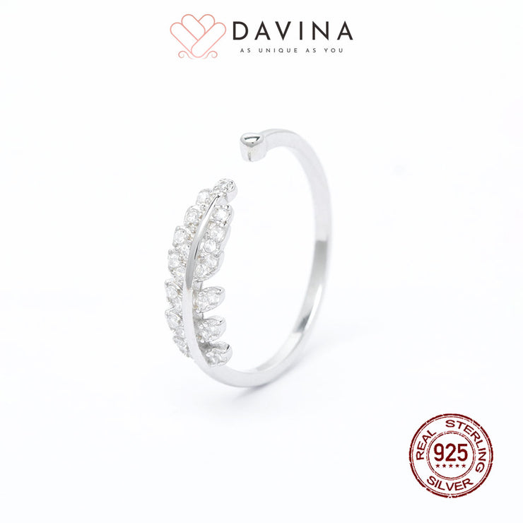 DAVINA Ladies Aurell Ring Sterling Silver 925