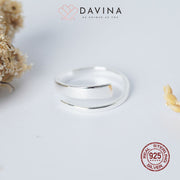 DAVINA Ladies Jennie Ring Silver Color S925