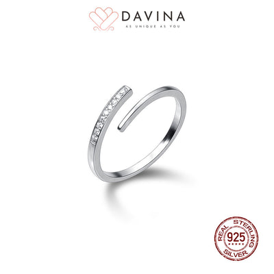 DAVINA Ladies Amoli Ring Silver Color S925