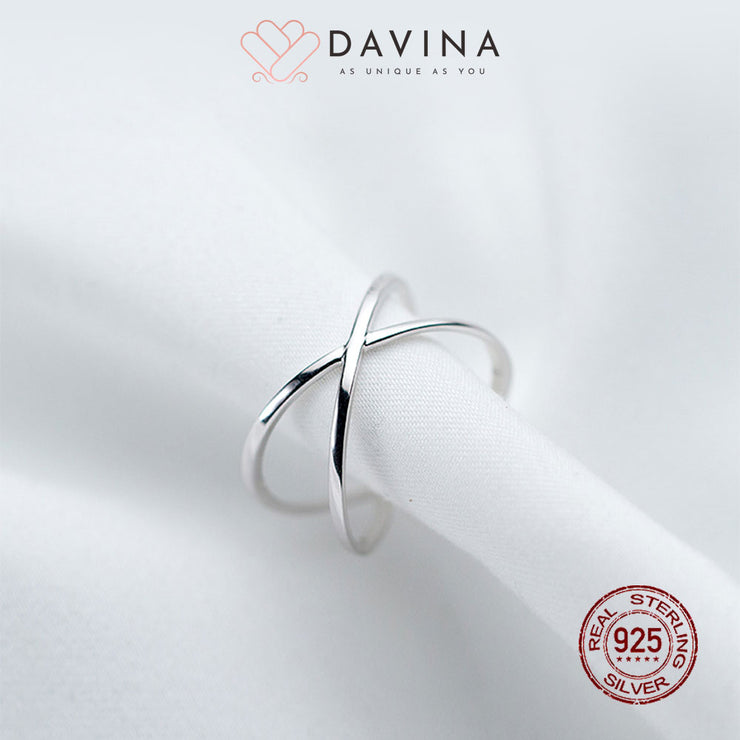 DAVINA Ladies Yolan Ring Sterling Silver 925