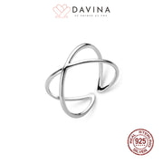 DAVINA Ladies Yolan Ring Sterling Silver 925