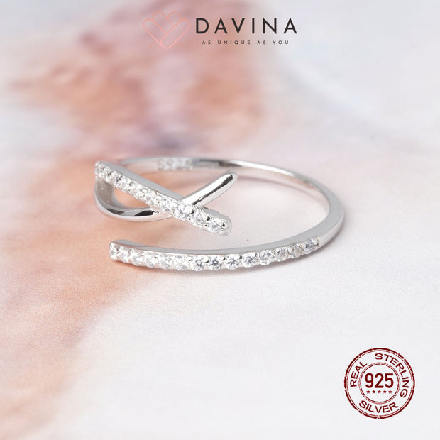 DAVINA Ladies Ziva Ring Sterling Silver 925